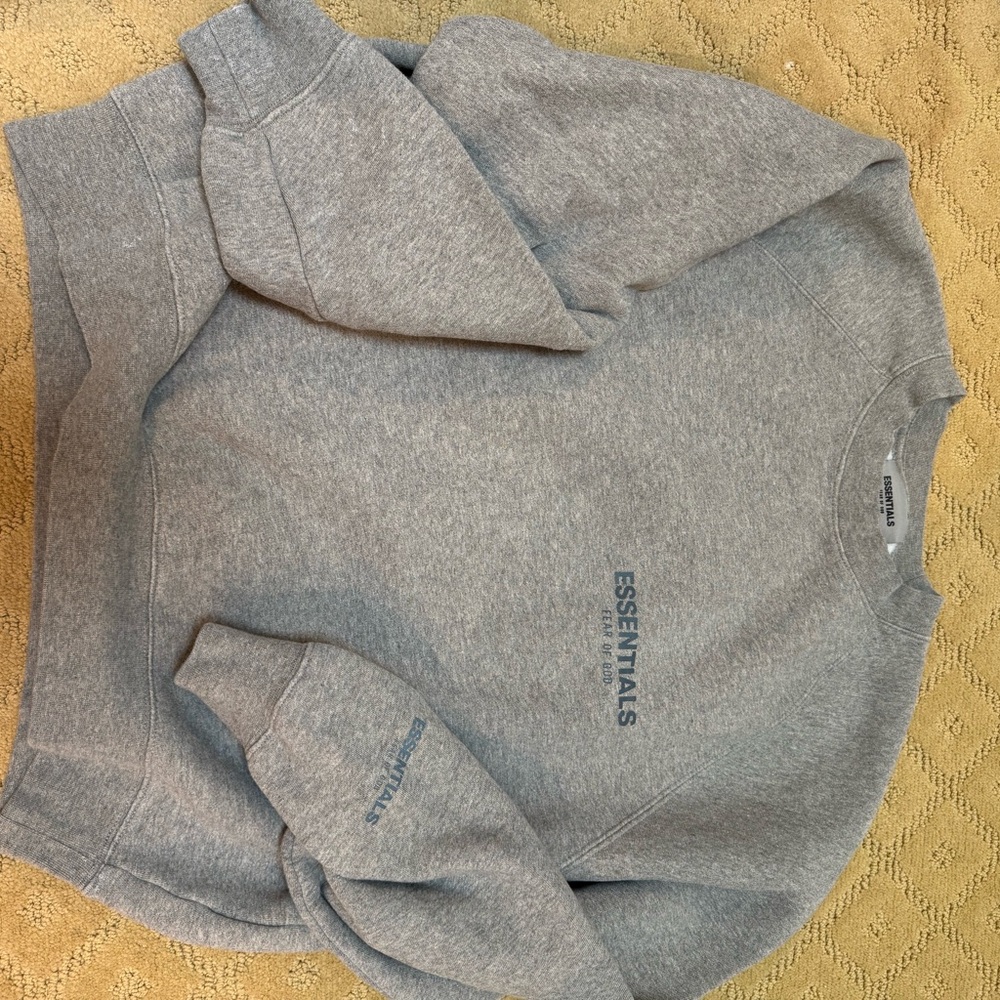 Fear of God Gray Crewneck Sweater